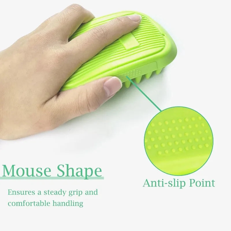 Silicone Pet Bath Brush — Gentle Shampooing Tool for Dogs
