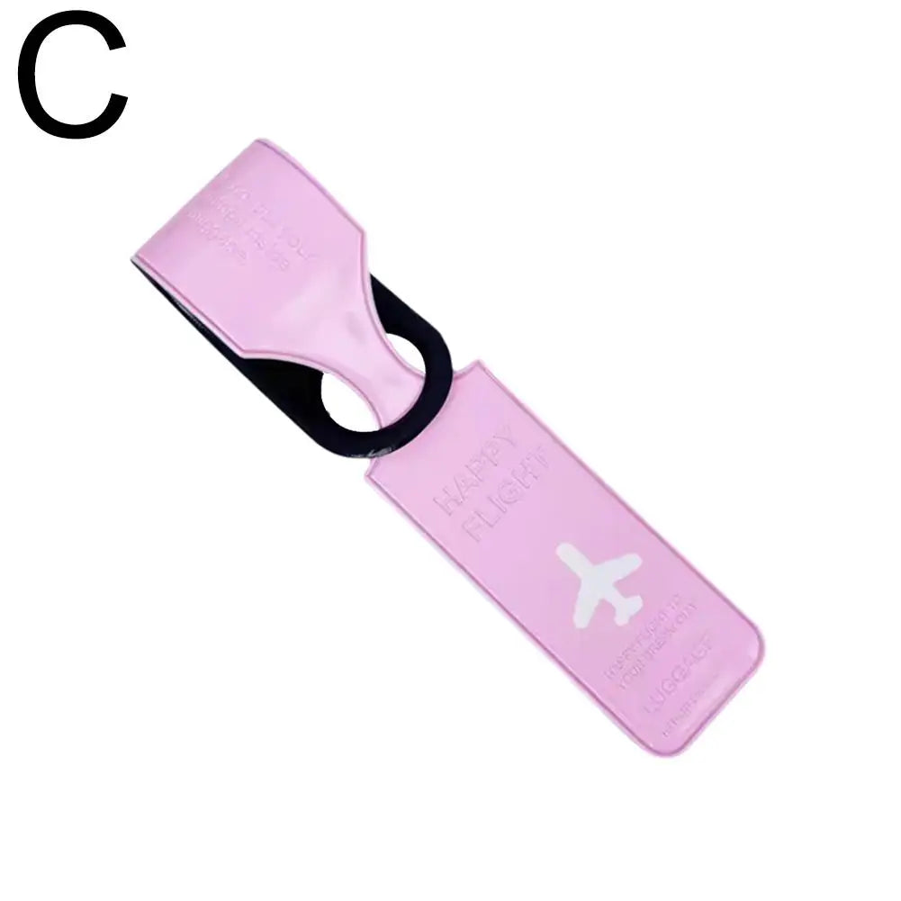 Travel Luggage Tag Holder — Waterproof Suitcase ID Label for Baggage