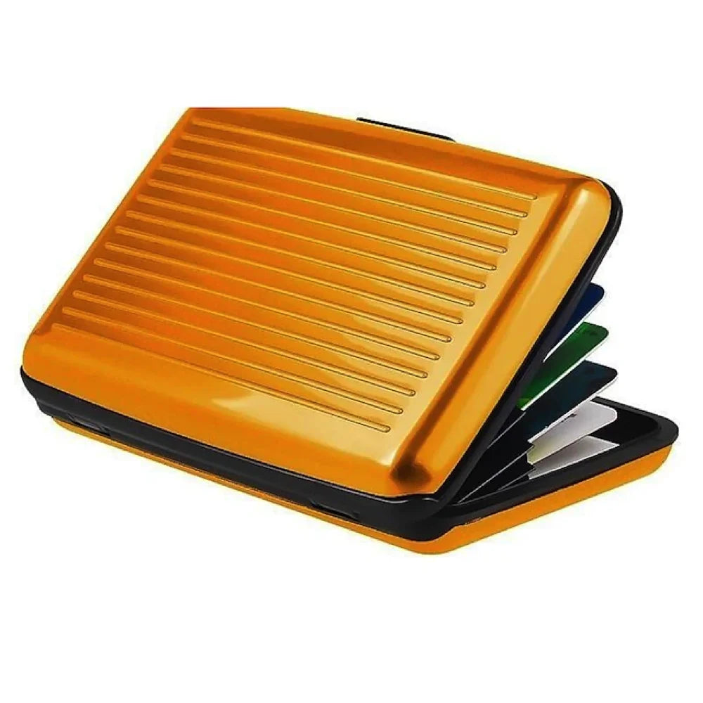 Slim Metal Card Wallet — Durable Protective Holder for Daily Use
