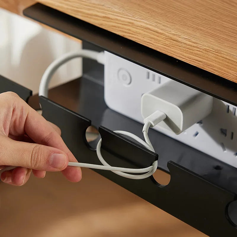 dawndesslo Under Desk Cable Organizer — Wire Management Tray for Office and Home