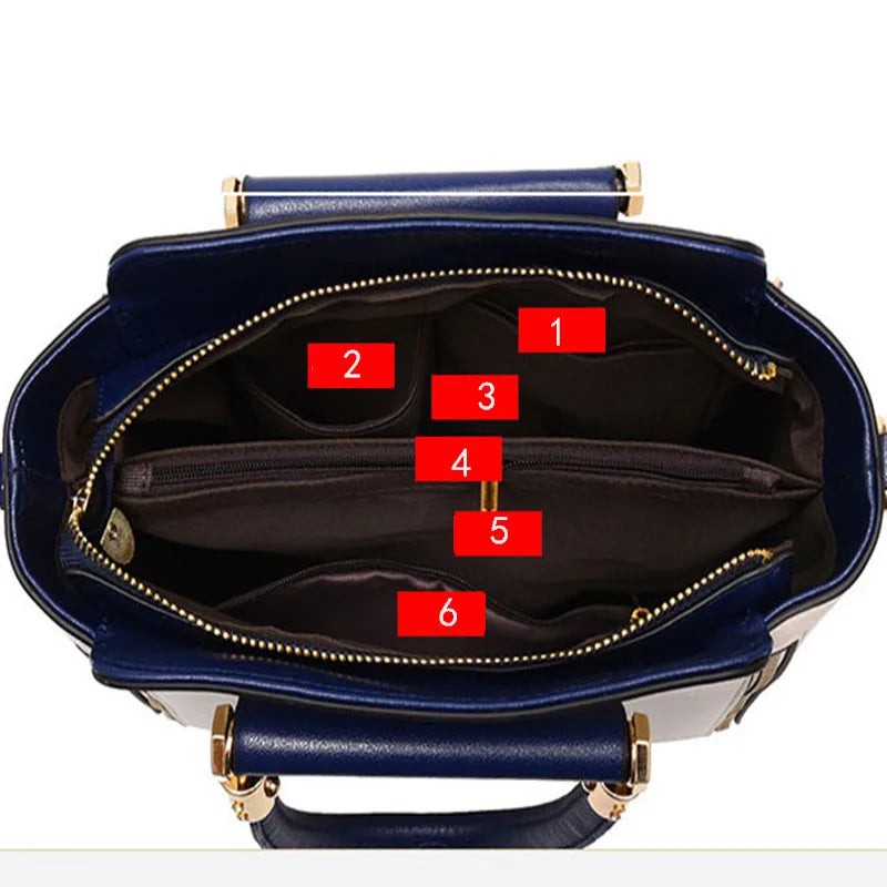 Women's PU Leather Shoulder Bag — Stylish Underarm Handbag for Casual Wear