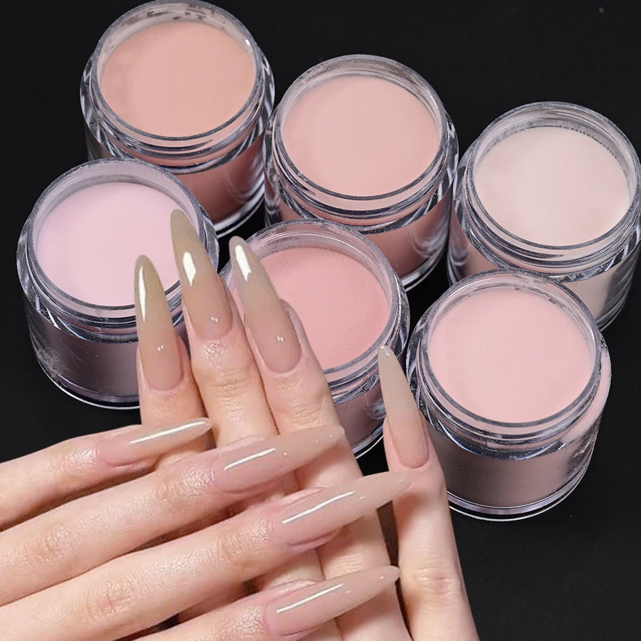 MAFANAILS Acrylic Nail Powder Set — Professional Crystal Dipping Kit, 6 Colors