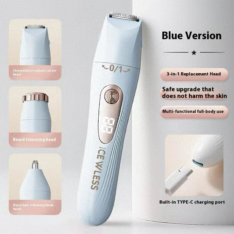 Electric Epilator for Women — Portable Body Hair Trimmer for Face and Legs