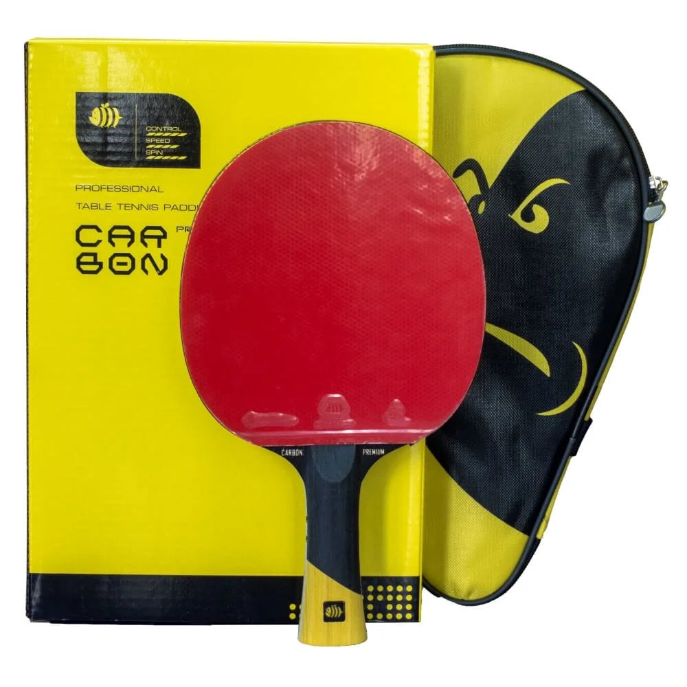 SANWEI BravoBee Carbon Table Tennis Paddle — Professional Control & Spin Bat