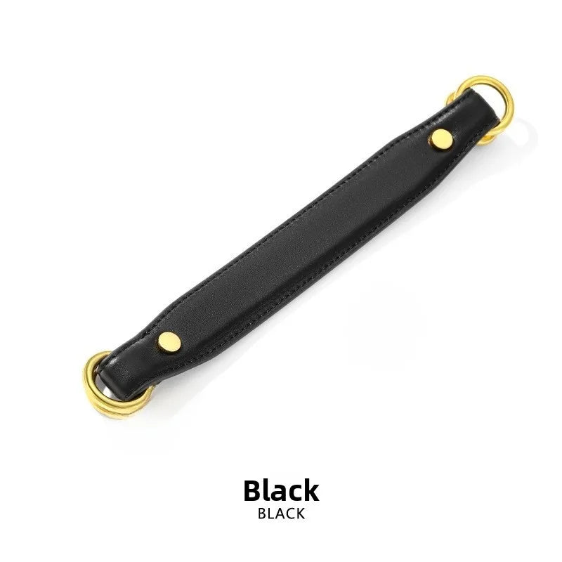 Leather Handbag Replacement Strap — Short Style with Double Ring Hardware