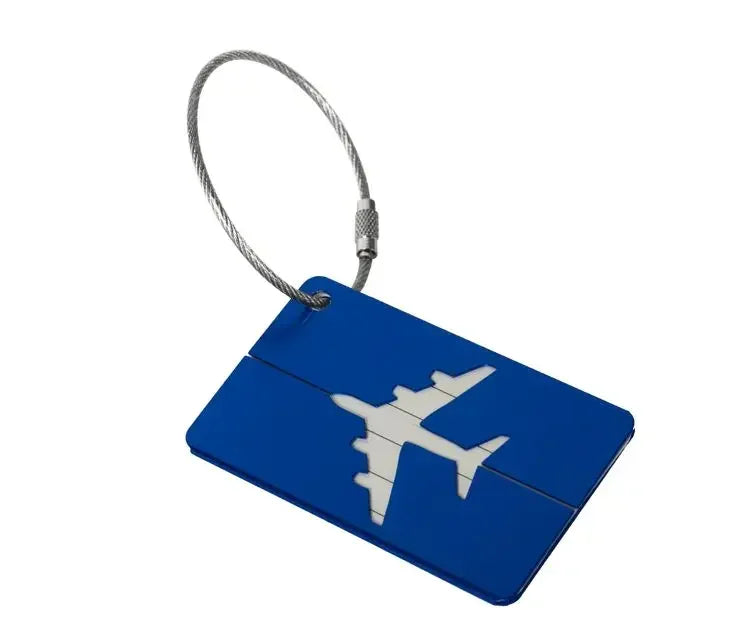 eTya Aluminum Alloy Luggage Tag — Durable Suitcase ID Holder for Travel