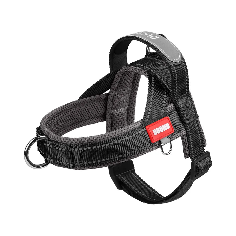 Reflective Dog Vest Harness — No-Pull Saddle Style for Small to Large Dogs