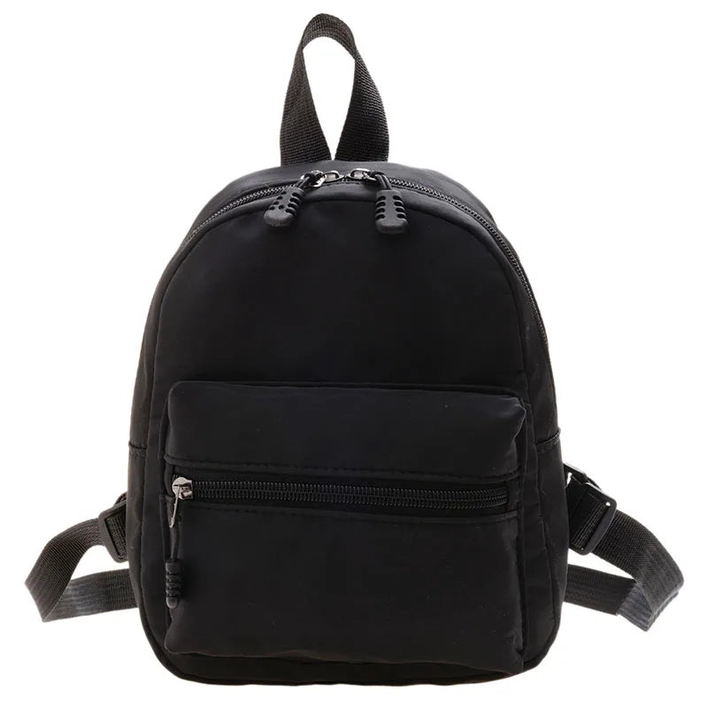 Mini Nylon Women's Backpack — Stylish Small Rucksack for Daily Use