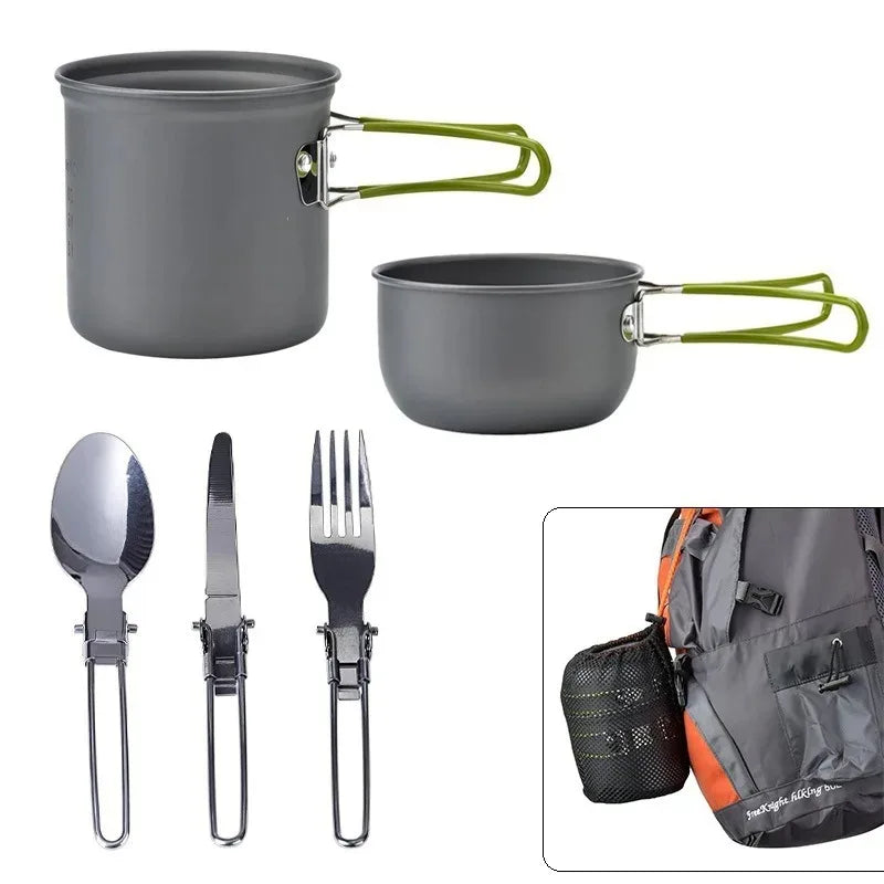 Compact Camping Cookware Set — Lightweight Outdoor Cooking Kit