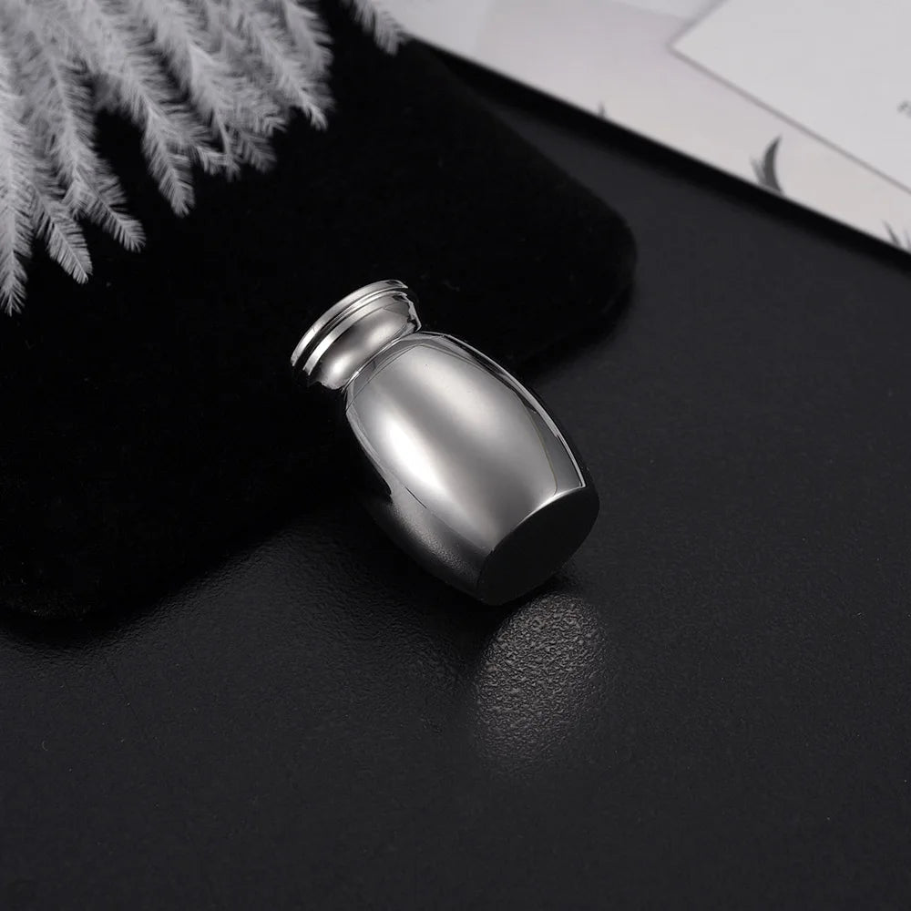 Mini Pet Memorial Urn — Aluminum Alloy Cremation Keepsake Jar