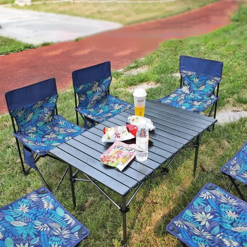 Portable Folding Outdoor Chair — Lightweight Camping Seat with Storage Bag