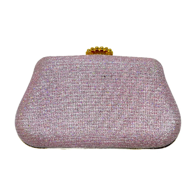YIYUEQIANLI Women's Evening Clutch — Glitter Shoulder Bag for Weddings