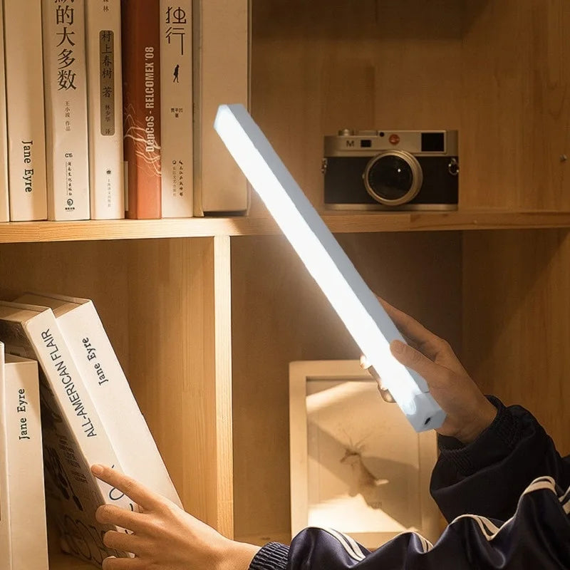 Wireless Motion Sensor LED Bar Light — Rechargeable Magnetic Cabinet Lamp