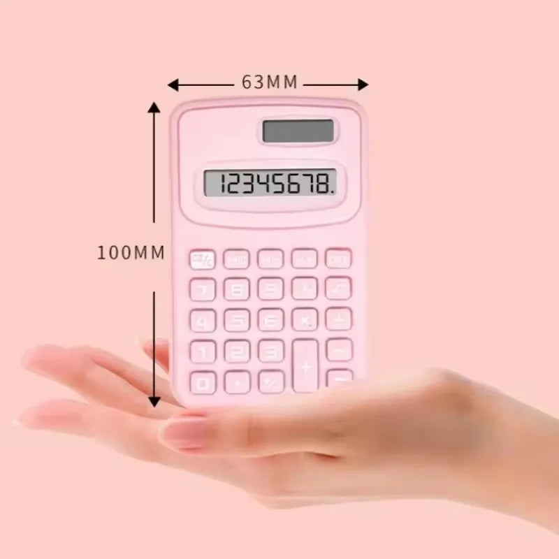 Solar Powered Scientific Calculator — Compact Desktop Mini Design