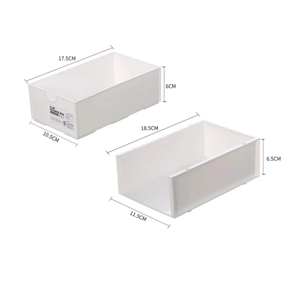 Stackable Desktop Storage Drawers — Versatile Organizer for Office & Cosmetics