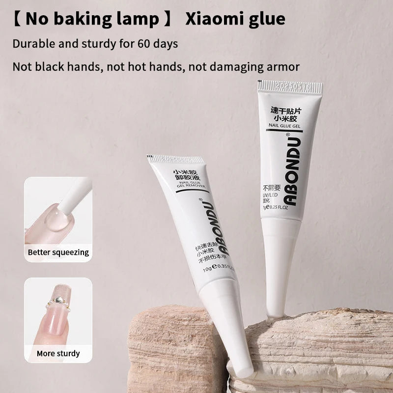 Quick Drying Solid Nail Glue — Long Lasting Press On Nail Adhesive
