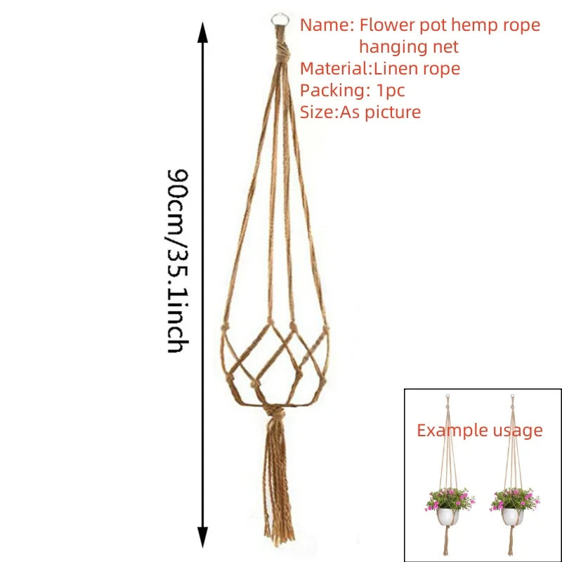 Wood Plant Hanger — Hanging Flower Pot Hook