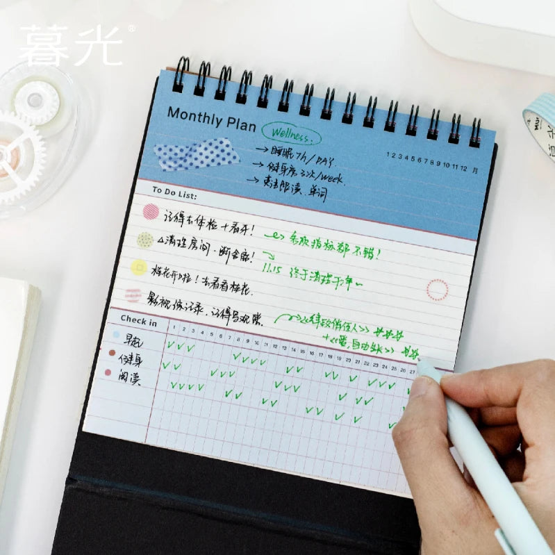 2027 Desk Calendar — Multi-Functional Planner for Habit Tracking