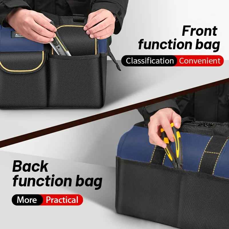 AIRAJ Multifunctional Tool Bag — Heavy Duty 1680D Oxford Cloth Storage