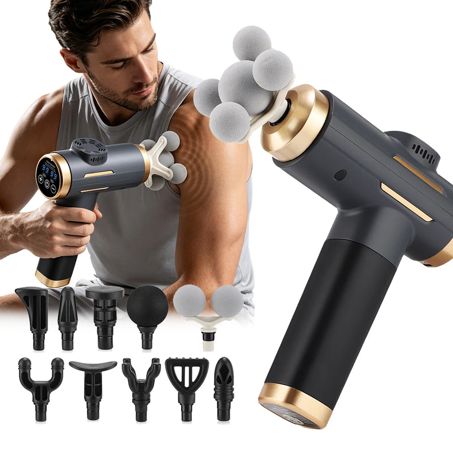 agdoad Percussion Massage Gun — Deep Tissue Muscle Massager with 99 Speeds