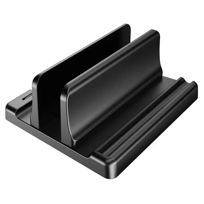 Adjustable Vertical Laptop Stand — Space-Saving Desktop Organizer