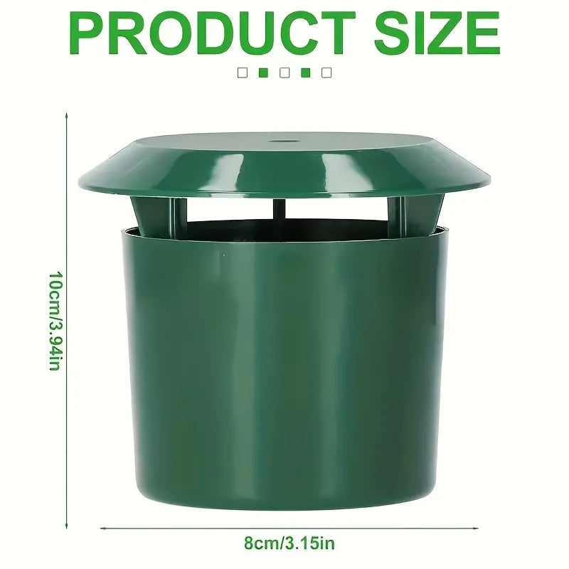 Reusable Snail and Slug Traps — Durable Garden Pest Catcher with Lid