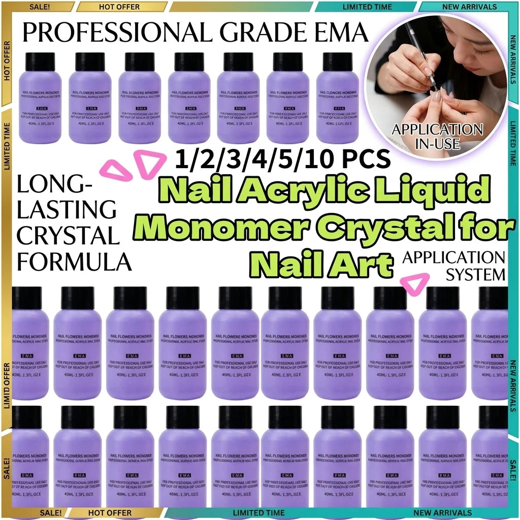 Acrylic Nail Liquid Monomer — Professional Manicure & Extension Solution