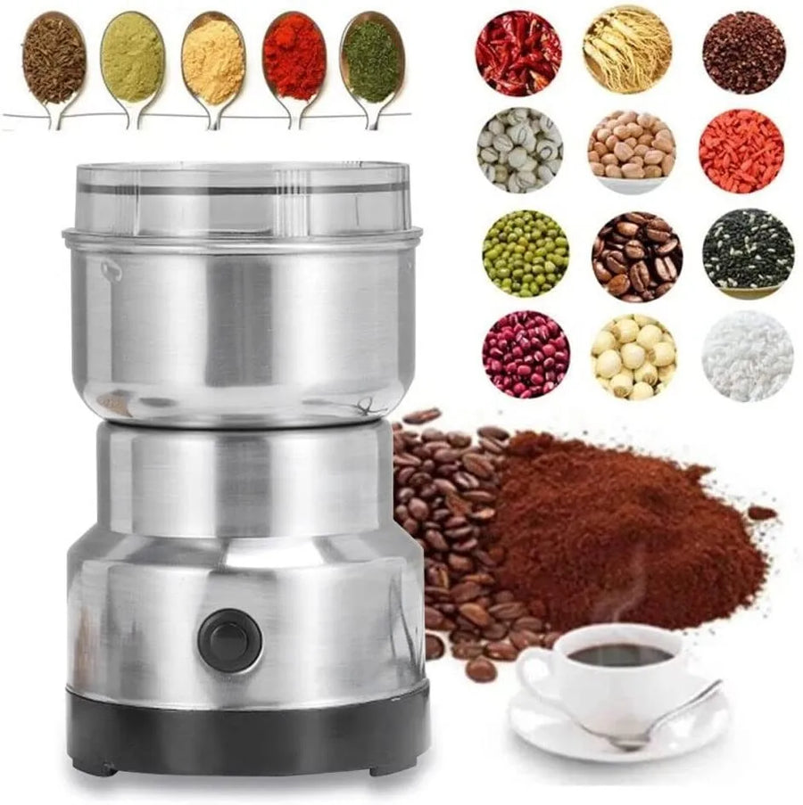 Electric Coffee Bean Grinder — Stainless Steel Spice and Nut Crusher