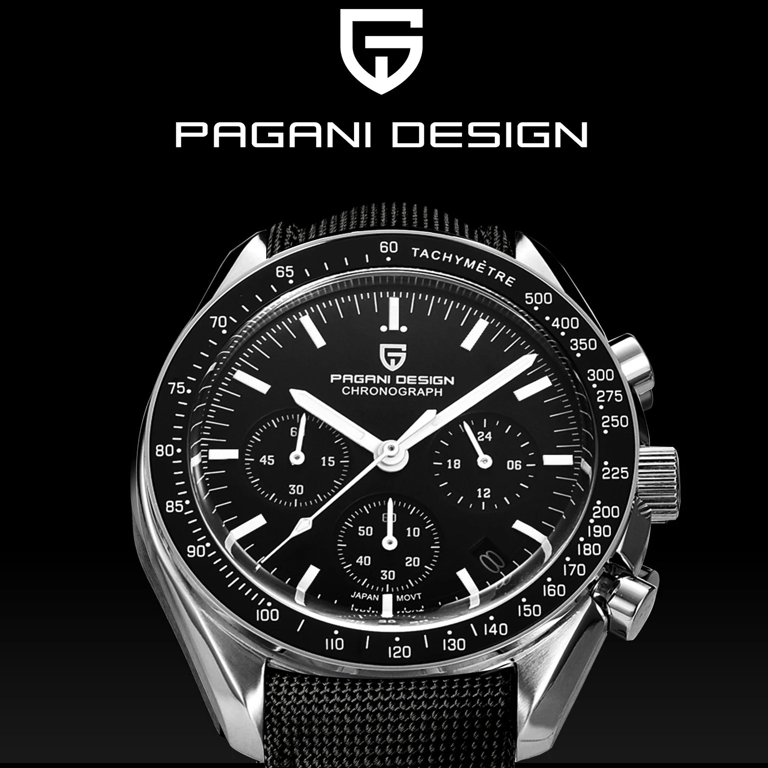 PAGANI DESIGN 1701 Moonwatch — Luxury Chronograph Quartz Wristwatch