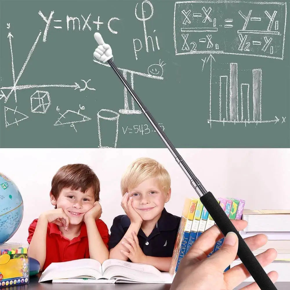 Telescopic Teaching Pointer — Extendable Classroom Presentation Stick