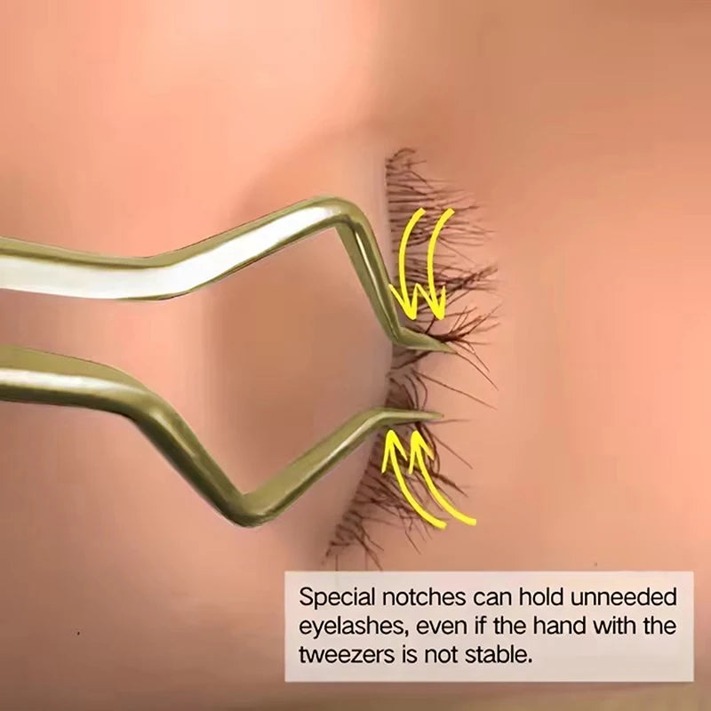 JETTING Lash Extension Tweezers — High Precision Stainless Steel Beauty Tool