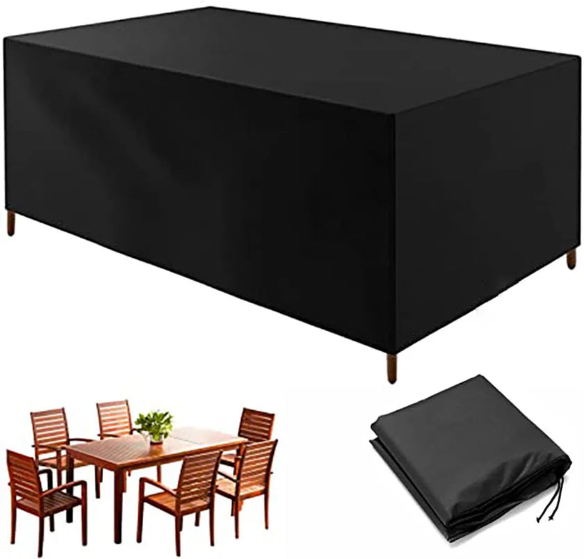 Square Outdoor Furniture Cover — Waterproof UV Protection, Heavy Duty