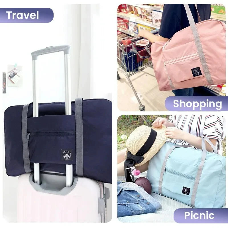 Foldable Travel Duffel Bag — Lightweight Carry On for Weekend Trips