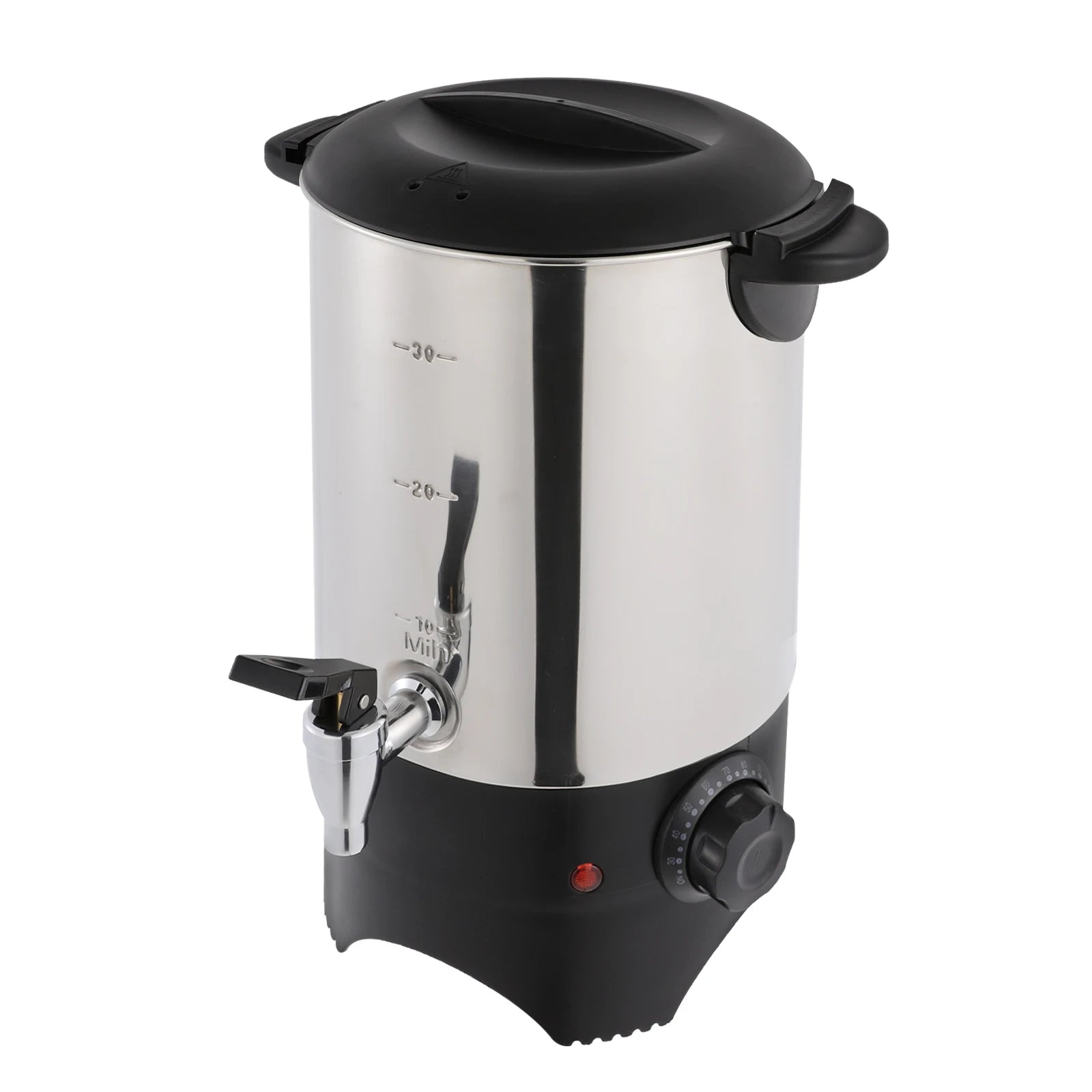 Commercial Coffee Urn — 30 Cup Stainless Steel Beverage Dispenser
