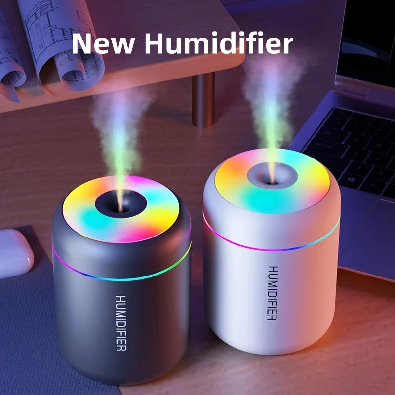 Searide Mini Air Humidifier — USB Electric Aroma Diffuser for Car and Home