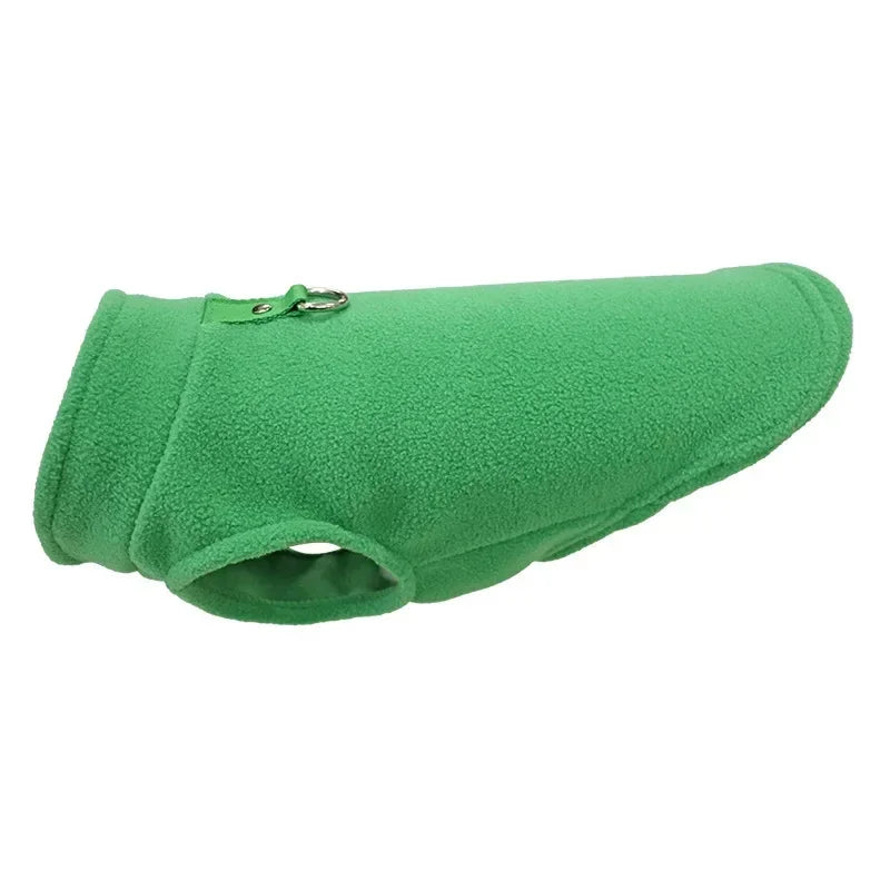Warm Fleece Pet Vest — Thermal Dog Jacket for Small Breeds