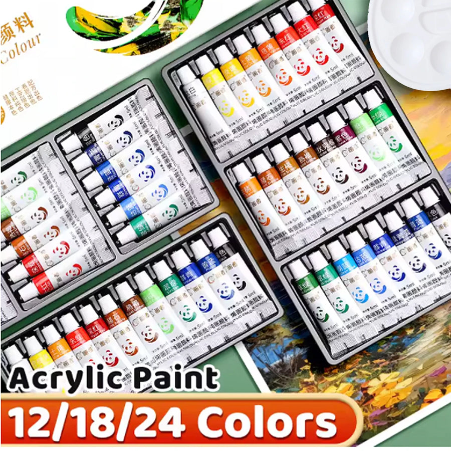 HOPK Acrylic Paint Set — Vibrant Color Bottles for Artists and Beginners
