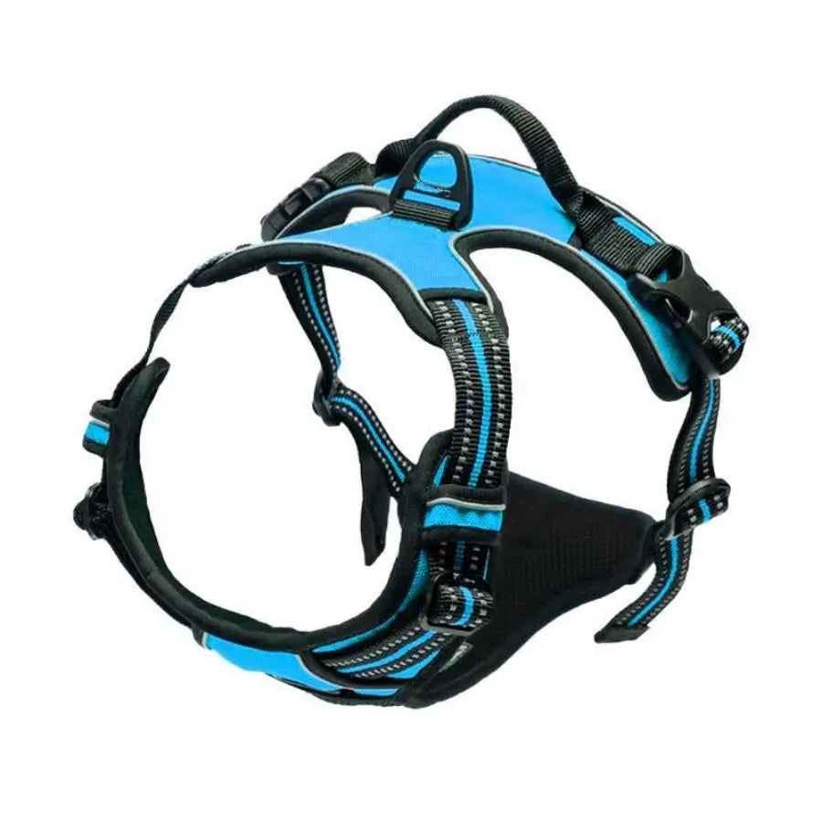 JTPAWS Adjustable No Pull Dog Harness — Reflective Vest with Front Clip