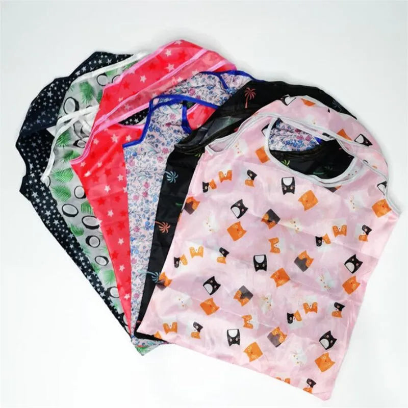 Foldable Reusable Shopping Bag — Portable Nylon Grocery Tote
