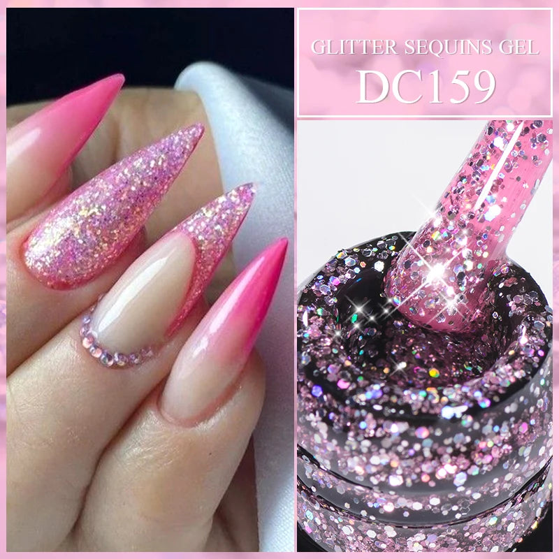 Mtssii Reflective Glitter Gel Nail Polish — Sparkling Holographic Effect