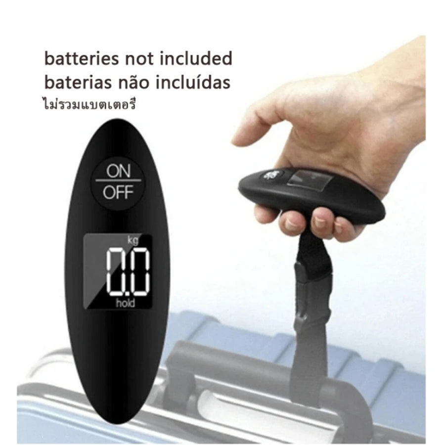 DIDA BEAR Digital Luggage Scale — Portable Hanging Scale with Blue Backlight
