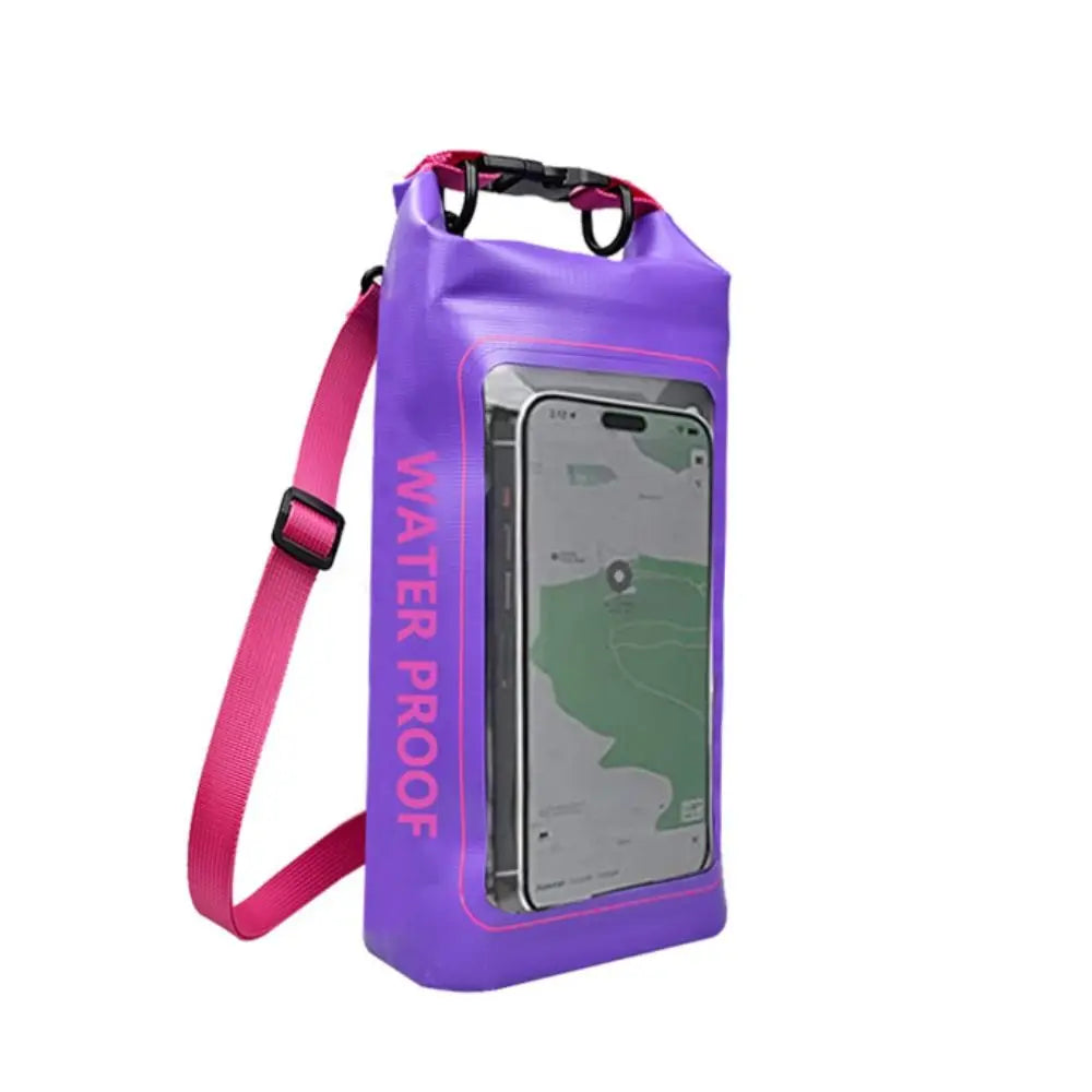 2L Waterproof Mobile Phone Bag — Touchscreen Compatible Dry Bag for Swimming