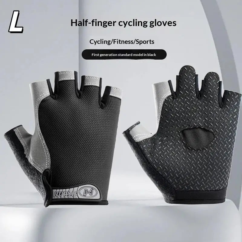 GUOMUZI Cycling Gloves — Half Finger Shock Absorbing Riding Gear