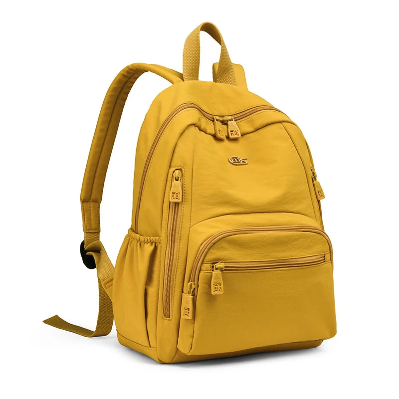 unixinu Fashion Nylon Backpack — Lightweight Multi-Pocket Purse for Daily Commute