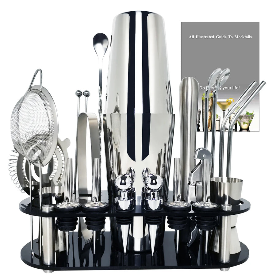 XINGZHAOHOME Professional Cocktail Shaker Set — Complete Bartender Tool Kit