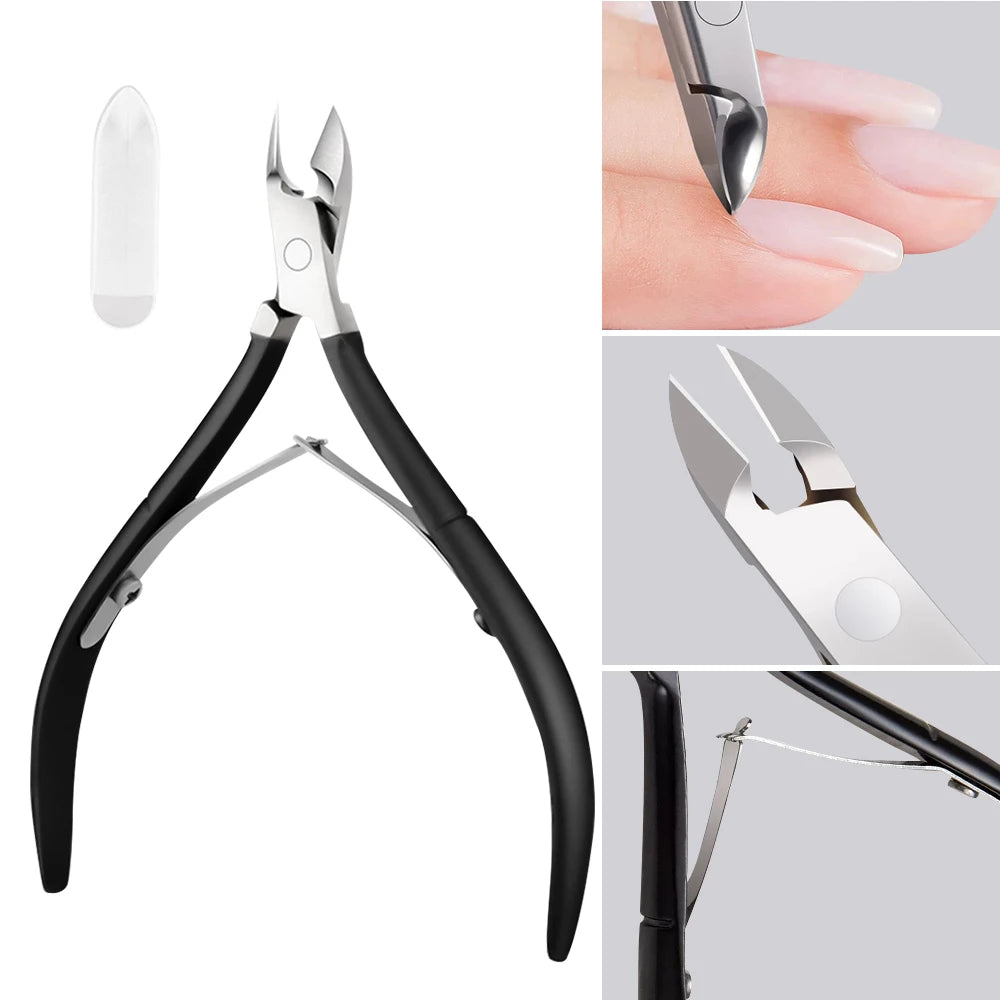 Stainless Steel Cuticle Nipper — Professional Dead Skin Remover & Trimmer
