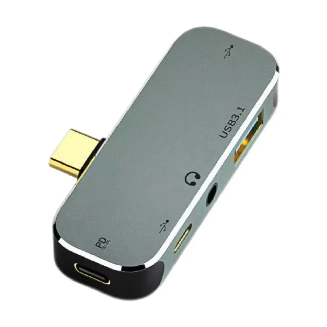 USB-C Powered Hub — High-Speed Data Transfer & PD Charging Support