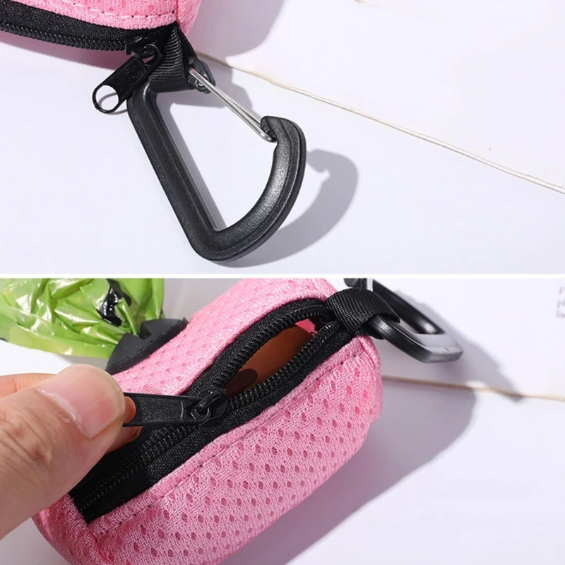 Pet Waste Bag Dispenser — Durable Mesh Poop Bag Holder for Walks