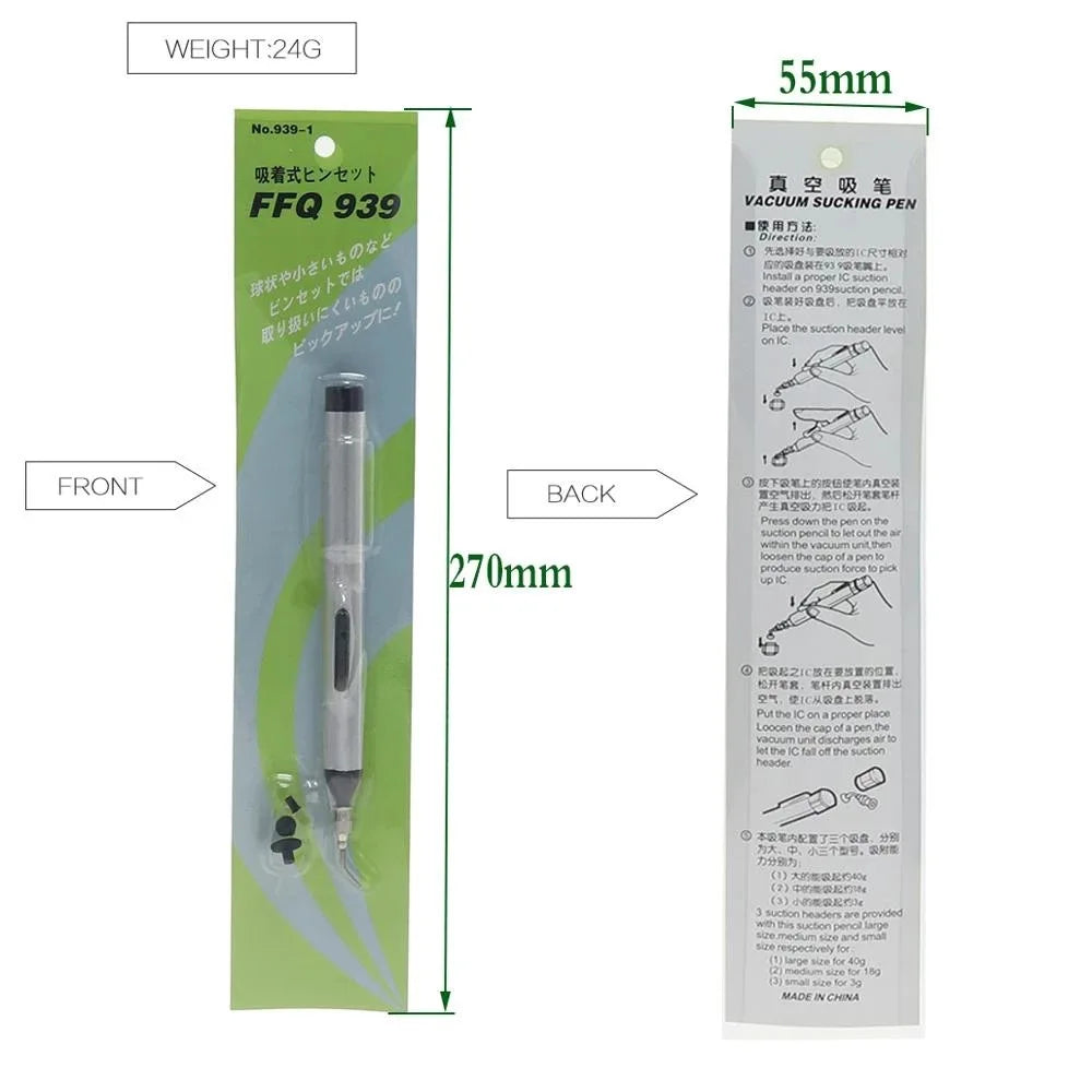 Vacuum Suction Pen Kit — Precision SMD Component Pickup Tool
