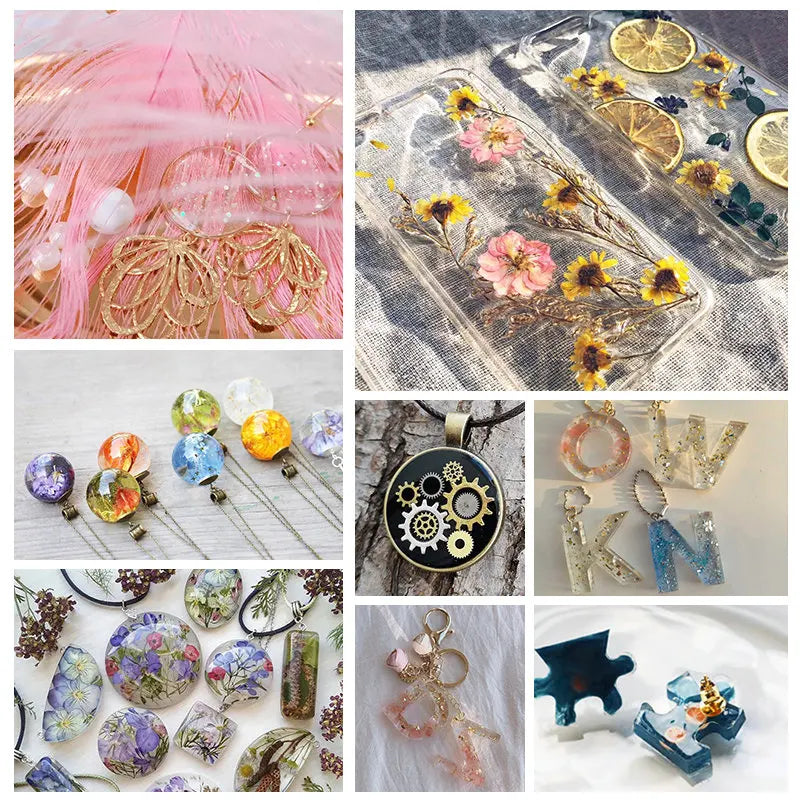 QIAO Epoxy Resin Casting Kit — DIY Jewelry Making Molds & Glue Set